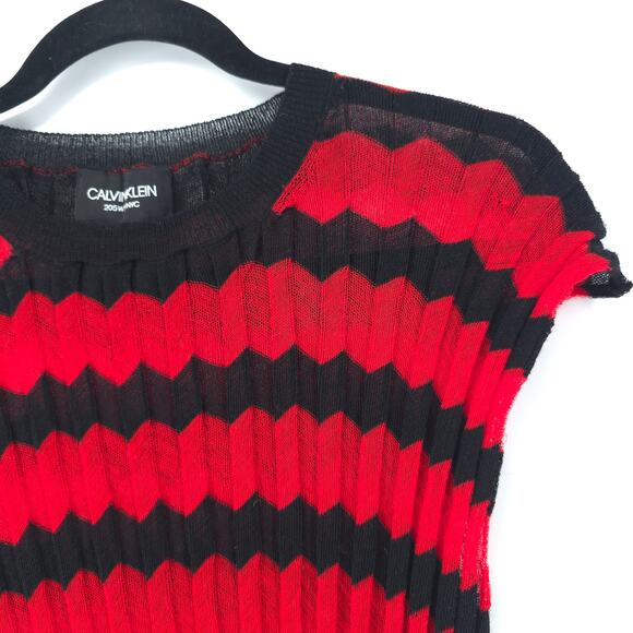 CK 205 Collection Raf Simons Pre Fall 2019 Men Runway Luxury Wool Sweater Vest M - Picture 4 of 16